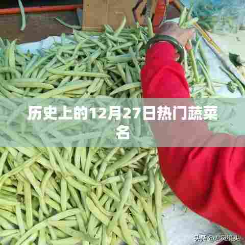 12月27日热门蔬菜历史概览