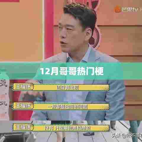 哥哥热梗大盘点,12月流行语回顾