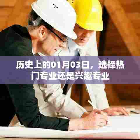 热门与兴趣专业选择，历史日期的视角