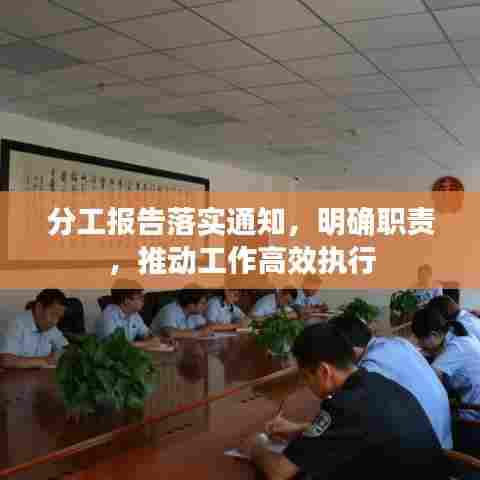 分工报告落实通知，明确职责，推动工作高效执行