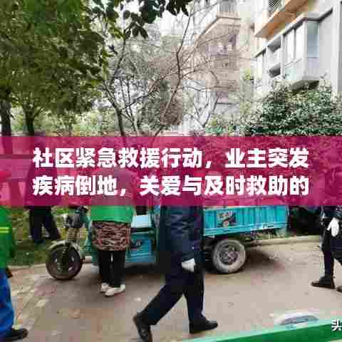 社区紧急救援行动，业主突发疾病倒地，关爱与及时救助的生命价值