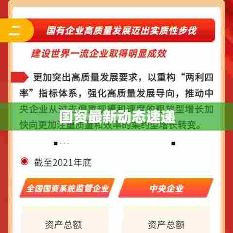 国资最新动态速递