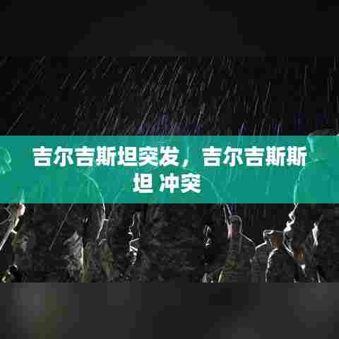 吉尔吉斯坦突发,吉尔吉斯斯坦 冲突
