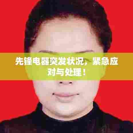 先锋电器突发状况，紧急应对与处理！