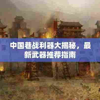 中国巷战利器大揭秘，最新武器推荐指南