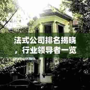 法式公司排名揭晓,行业领导者一览无余