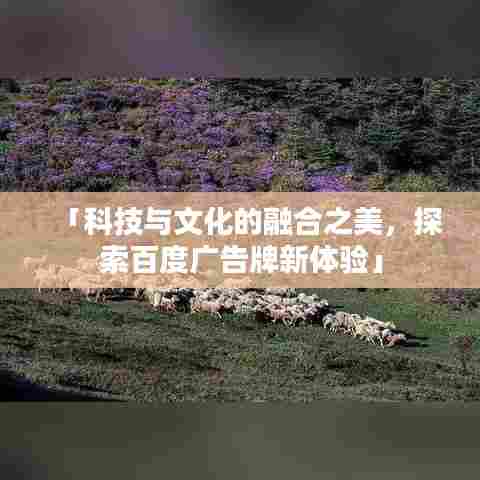 「科技与文化的融合之美，探索百度广告牌新体验」