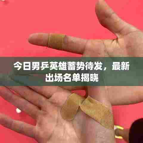 今日男乒英雄蓄势待发，最新出场名单揭晓