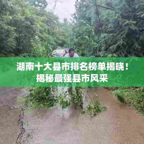 湖南十大县市排名榜单揭晓!揭秘最强县市风采