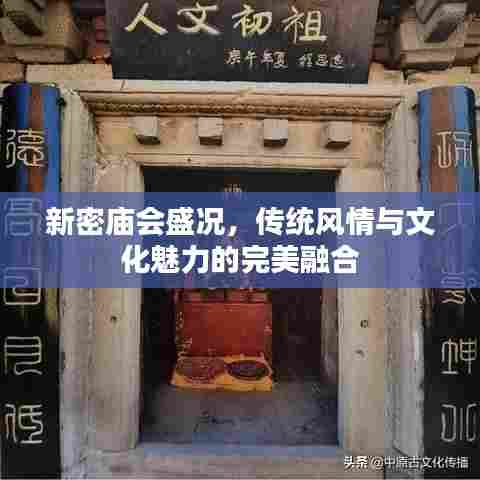 新密庙会盛况，传统风情与文化魅力的完美融合