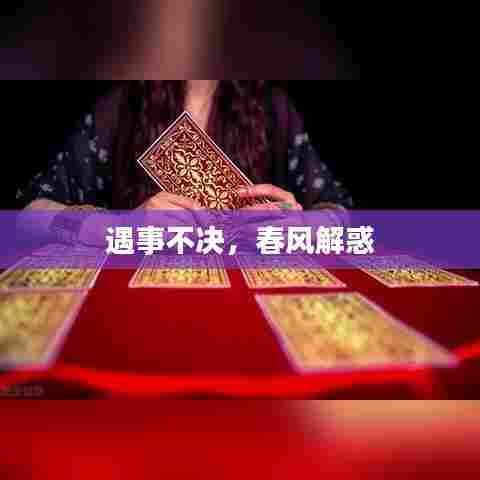 遇事不决，春风解惑