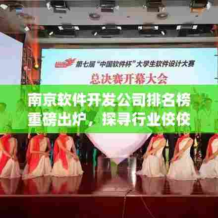 南京软件开发公司排名榜重磅出炉，探寻行业佼佼者
