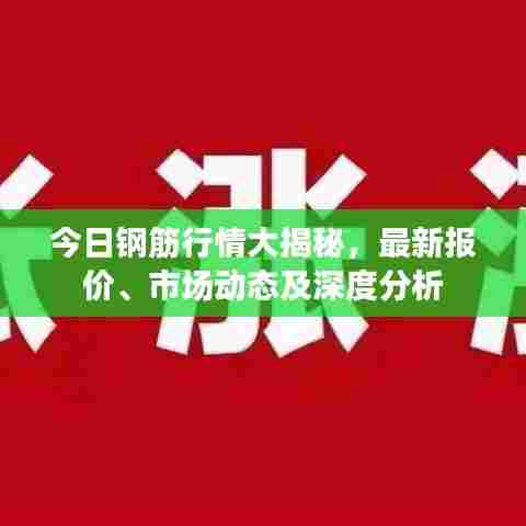 今日钢筋行情大揭秘，最新报价、市场动态及深度分析