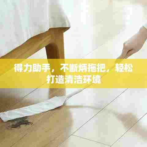 得力助手，不断炳拖把，轻松打造清洁环境