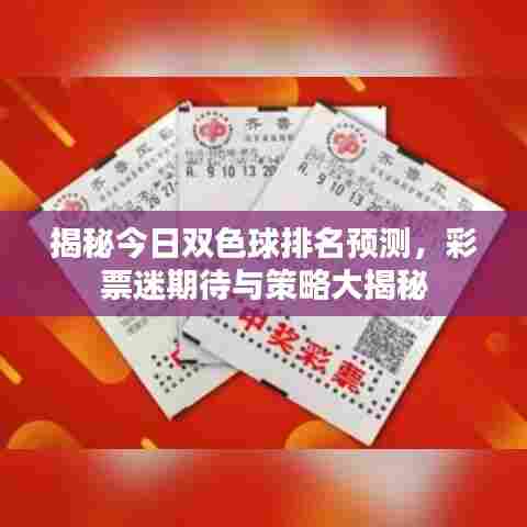 揭秘今日双色球排名预测，彩票迷期待与策略大揭秘
