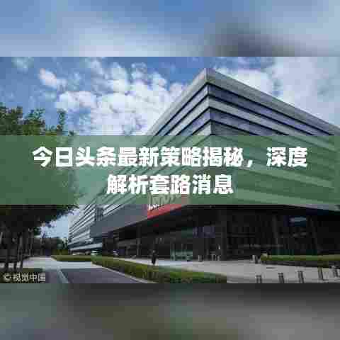 今日头条最新策略揭秘，深度解析套路消息