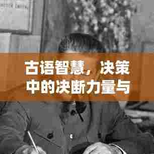 古语智慧，决策中的决断力量与智慧之选