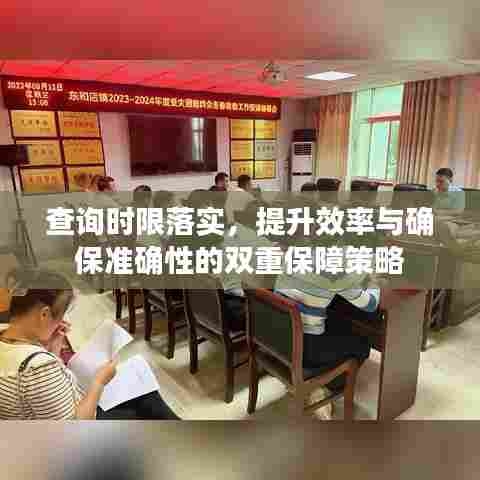 查询时限落实，提升效率与确保准确性的双重保障策略