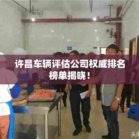 许昌车辆评估公司权威排名榜单揭晓！