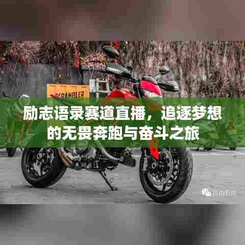 励志语录赛道直播,追逐梦想的无畏奔跑与奋斗之旅