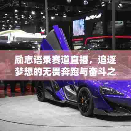 励志语录赛道直播,追逐梦想的无畏奔跑与奋斗之旅