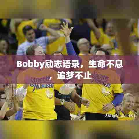 Bobby励志语录，生命不息，追梦不止