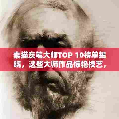 素描炭笔大师TOP 10榜单揭晓，这些大师作品惊艳技艺，排名榜单必选！