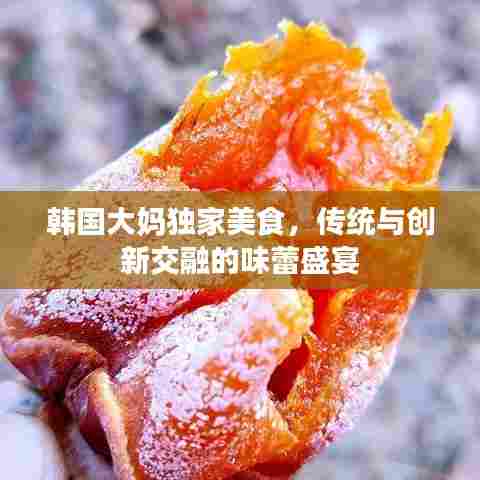 韩国大妈独家美食,传统与创新交融的味蕾盛宴