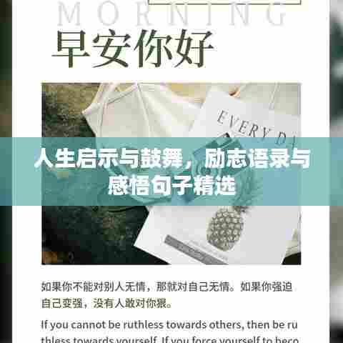 人生启示与鼓舞,励志语录与感悟句子精选