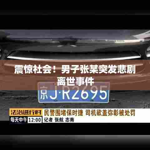 震惊社会!男子张某突发悲剧离世事件