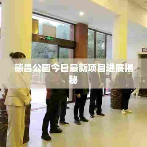 德昌公园今日最新项目进展揭秘