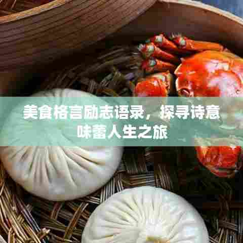 美食格言励志语录，探寻诗意味蕾人生之旅