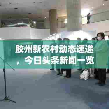 胶州新农村动态速递,今日头条新闻一览