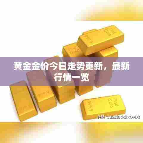 黄金金价今日走势更新，最新行情一览