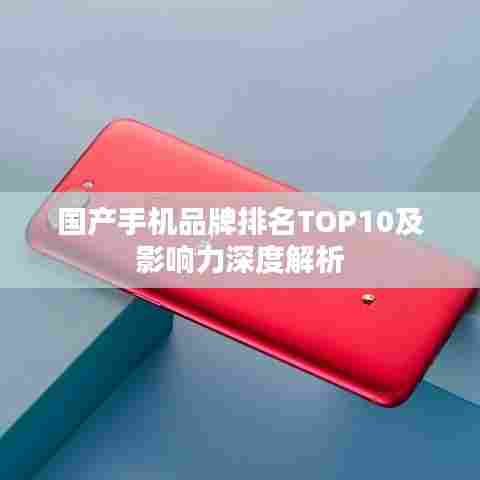 国产手机品牌排名TOP10及影响力深度解析