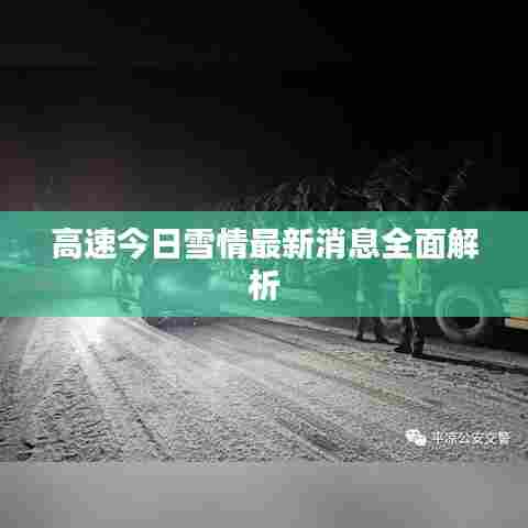 高速今日雪情最新消息全面解析