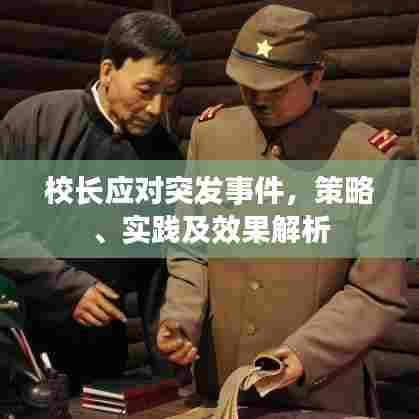 校长应对突发事件,策略、实践及效果解析