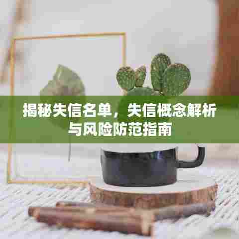 揭秘失信名单,失信概念解析与风险防范指南