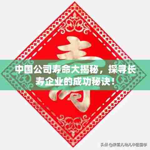 中国公司寿命大揭秘,探寻长寿企业的成功秘诀!