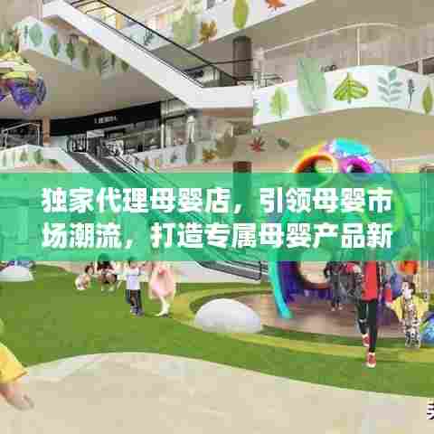 独家代理母婴店,引领母婴市场潮流,打造专属母婴产品新标杆