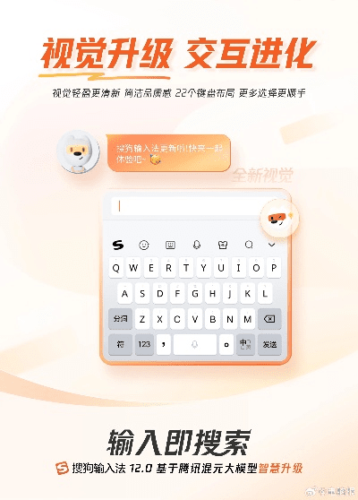 狗输入法官方下载,持续设计解析方案 3D_v4.460